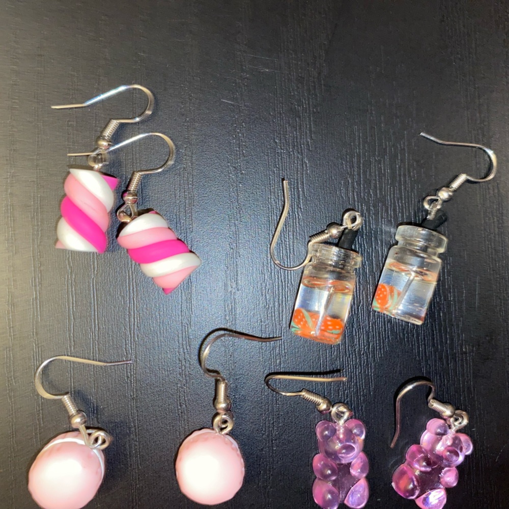 🍭 Sweet Treats Dessertcore Earring Bundle | Kawaii Y2K Accessories